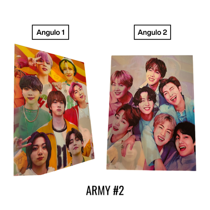 Póster Lenticular 3D K-Pop | Idol Motion Effect