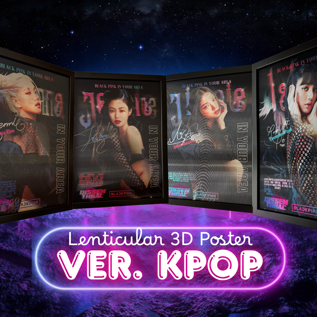 K-Pop 3D Lenticular Poster | Idol Motion Effect