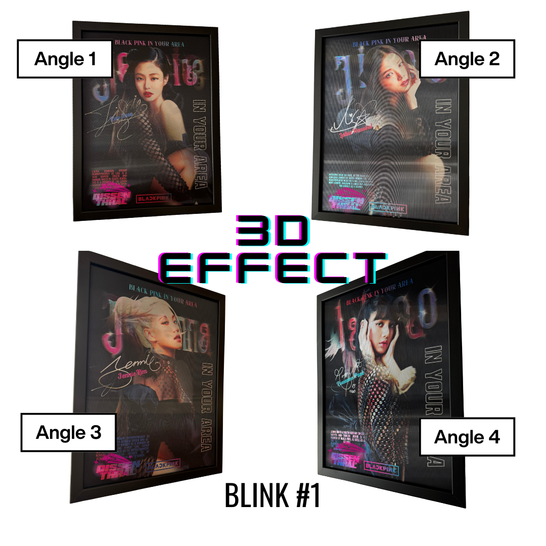 K-Pop 3D Lenticular Poster | Idol Motion Effect