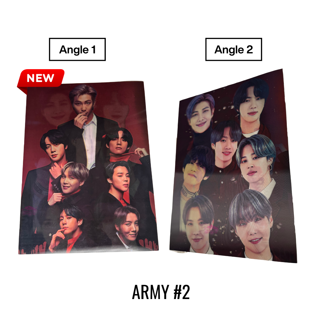 K-Pop 3D Lenticular Poster | Idol Motion Effect
